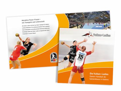 Sponsoren-Broschüre Frauenhandball TuS Weibern – Vulkan-Ladies